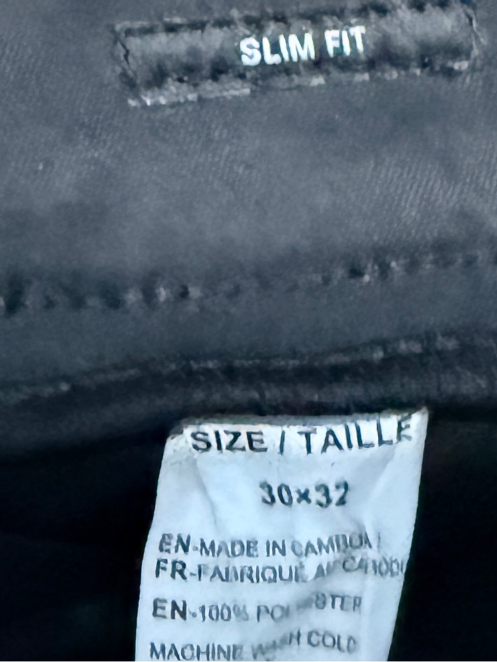 Perry Ellis Black Cargo Pants - Picture 3 of 5